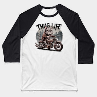 Thug Life Chopper Cat Fan Art Baseball T-Shirt